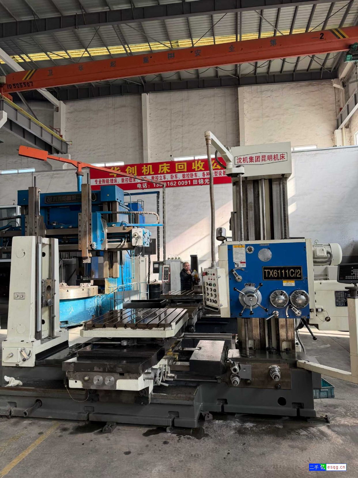 出售精品昆机TX6111C2镗床，2017年出厂-2
