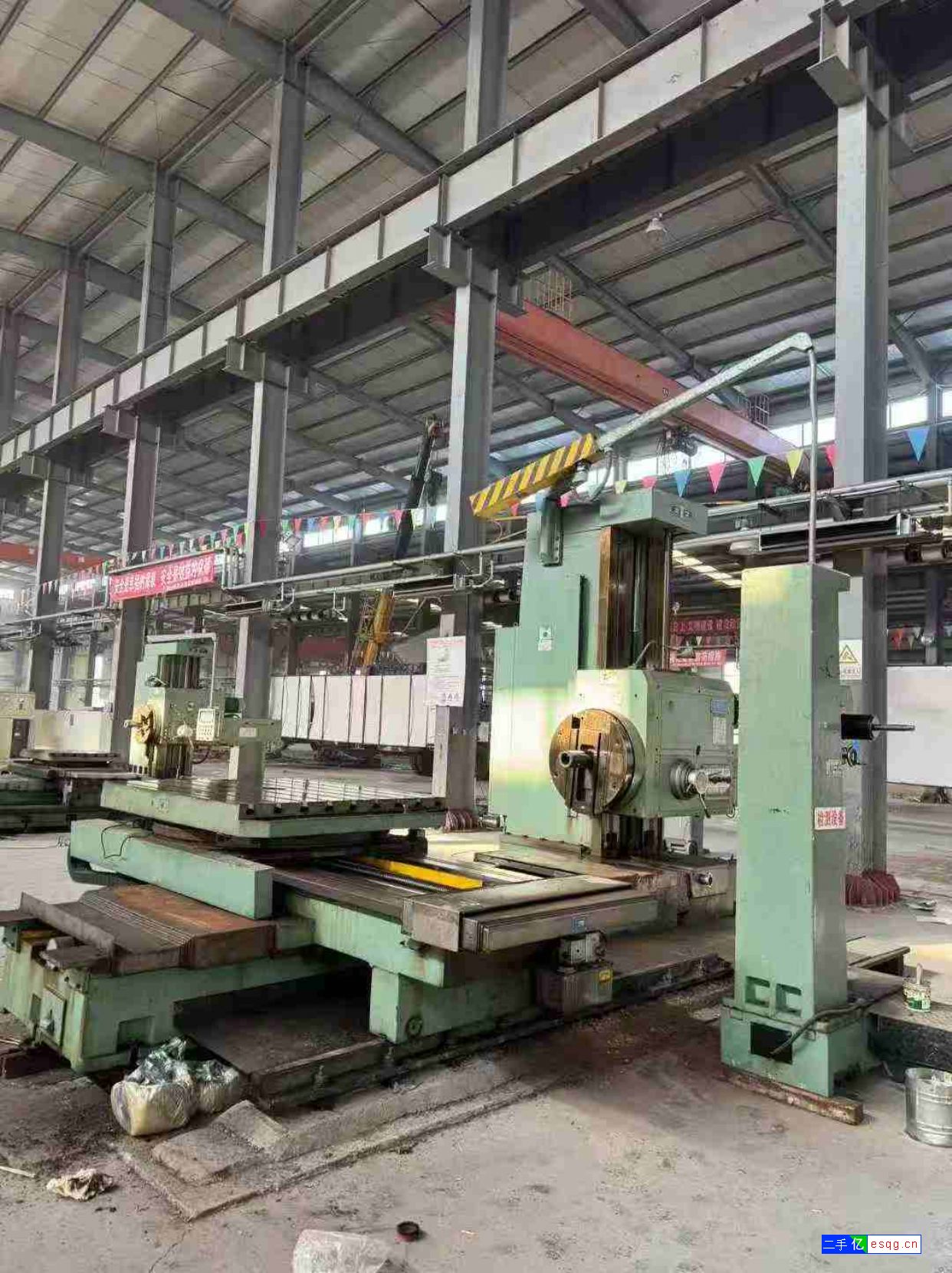 出售中捷镗床6113，准新机，在位出售-1