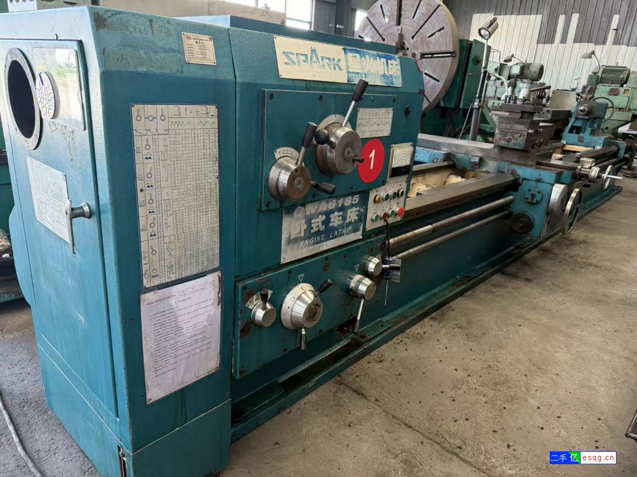 出售星火6185X5000车床，导轨600-1