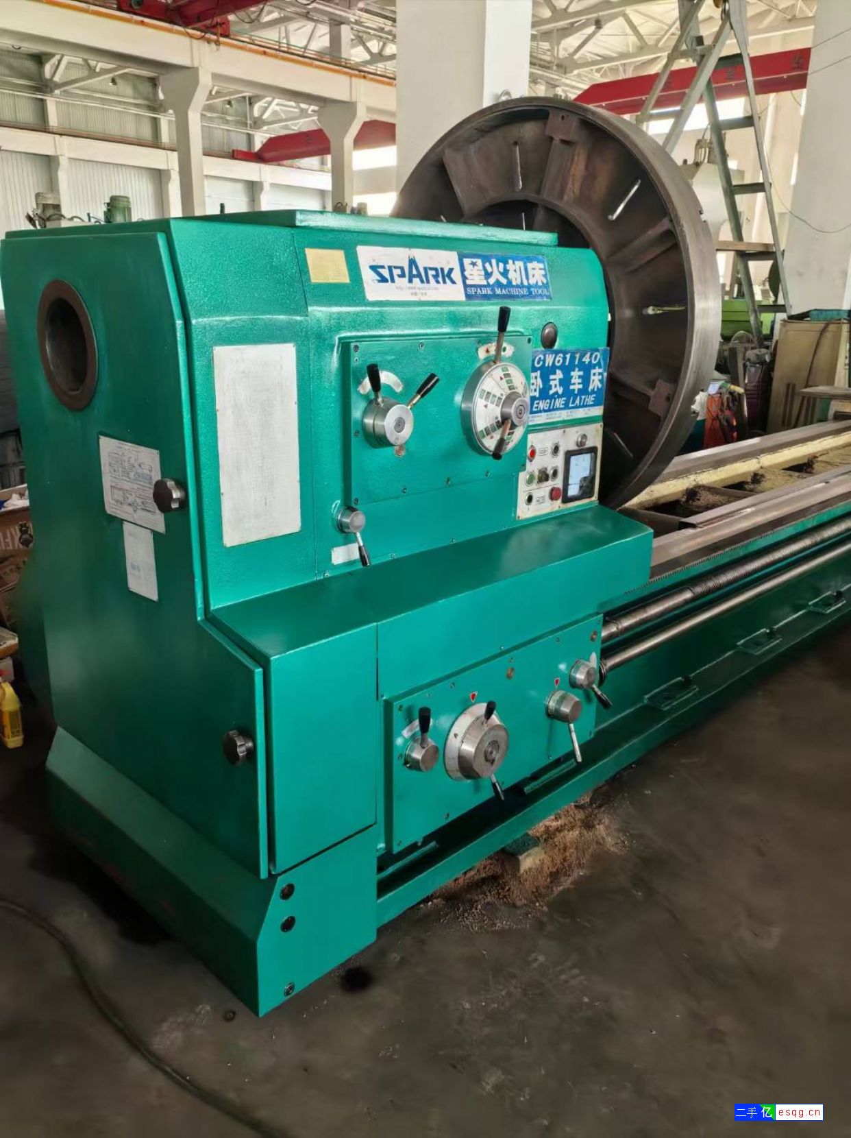 出售星火产C61140X6米车床出售，导轨宽970-1