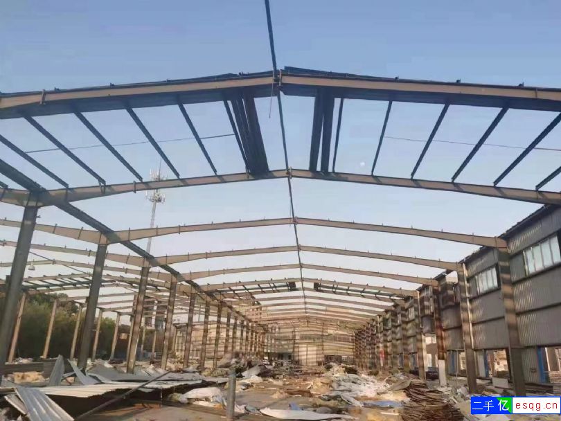 低价出售37*220*9二手钢结构库*，大量二手钢-1