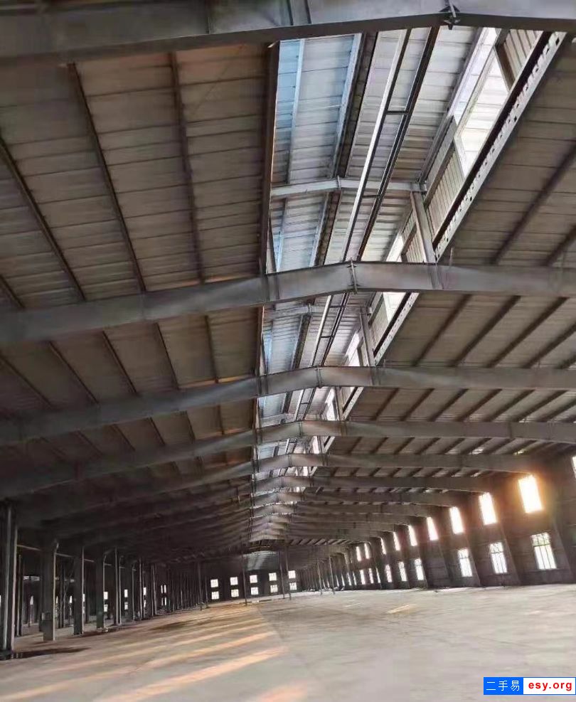 出售5连跨120米长二手钢结构厂房/库房 九成新二-2