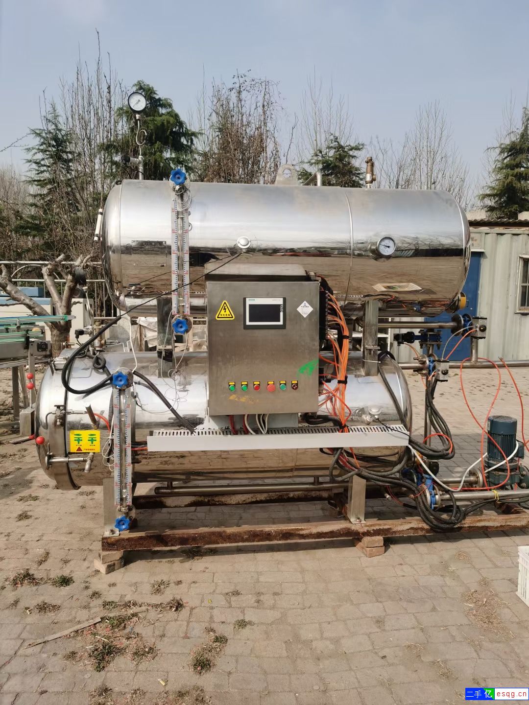 二手双层不锈钢杀菌锅  0.57立方杀菌釜-3