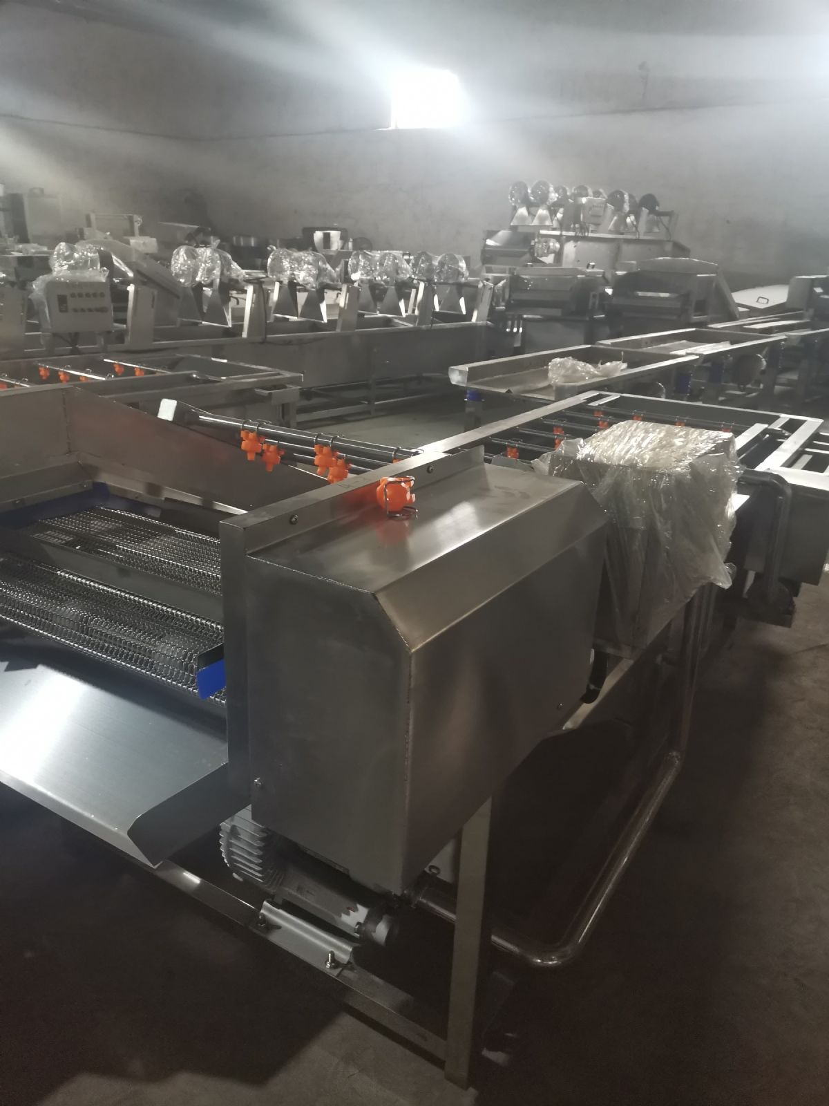 转让处理全新不锈钢气泡喷淋清洗机可调速-1