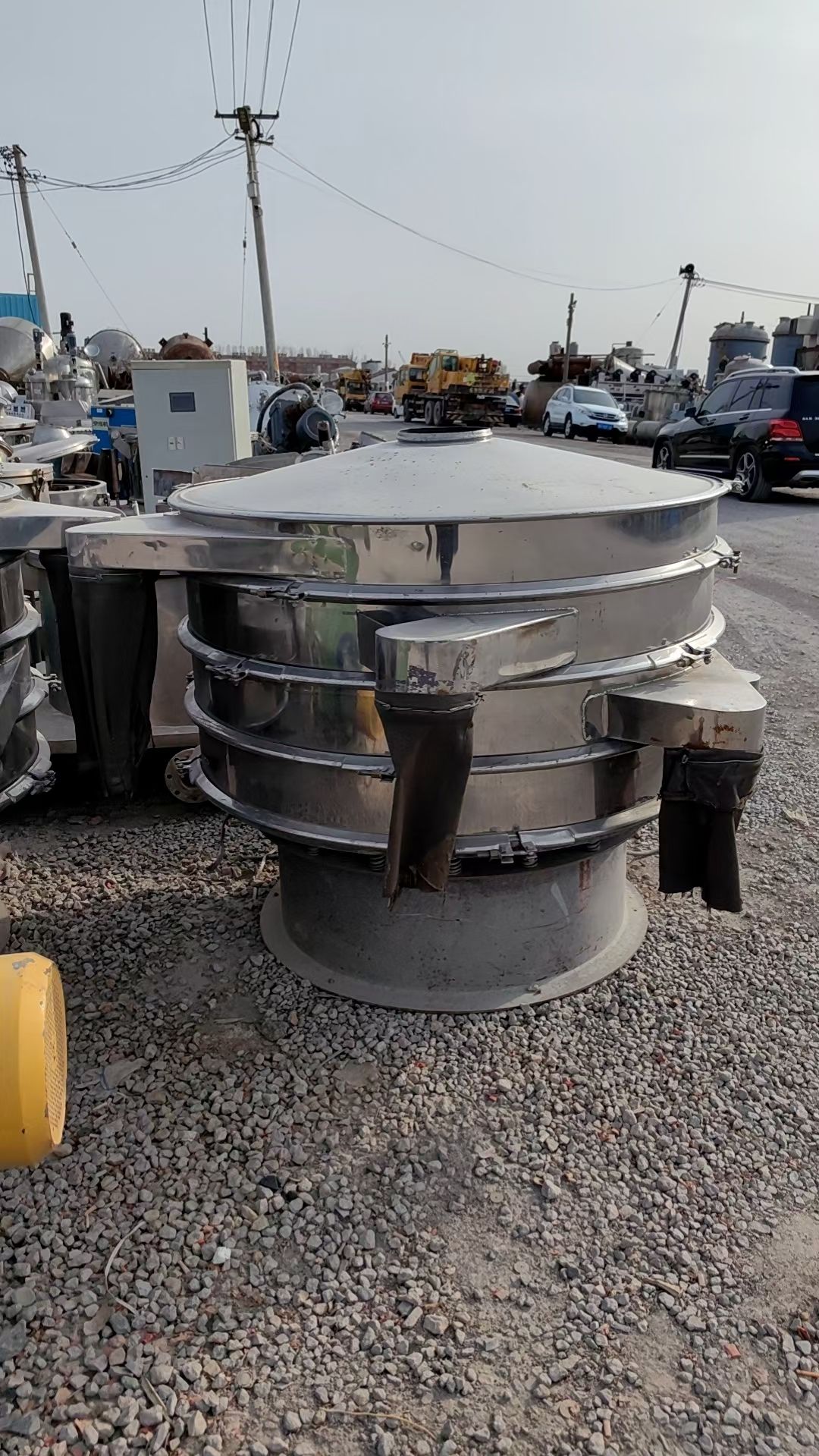 转让处理二手不锈钢圆形振动筛-1