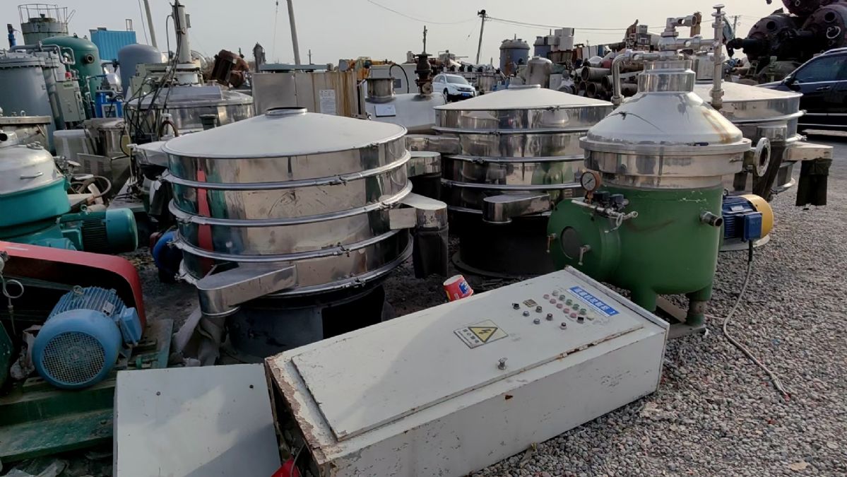 转让处理二手不锈钢圆形振动筛-2