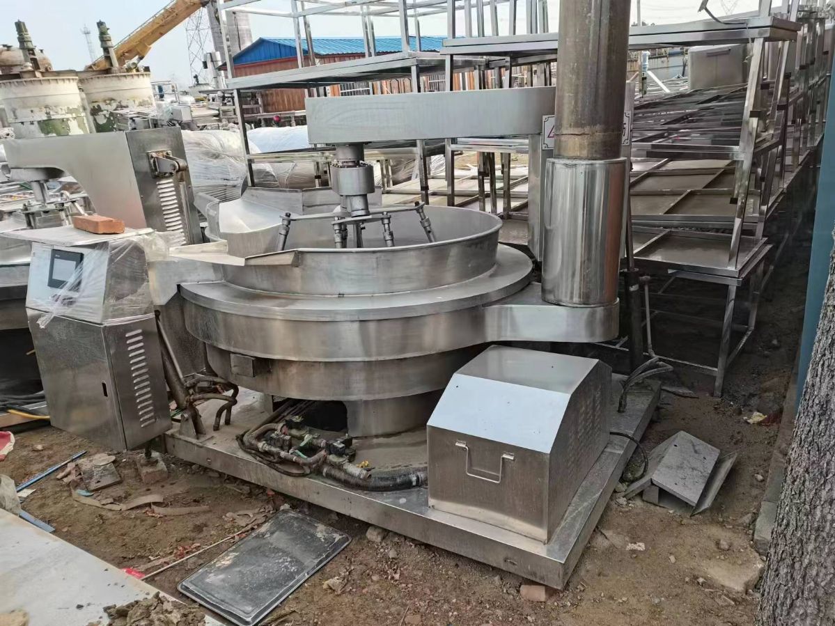 转让处理二手不锈钢行星炒锅燃气炒锅多爪搅拌-1