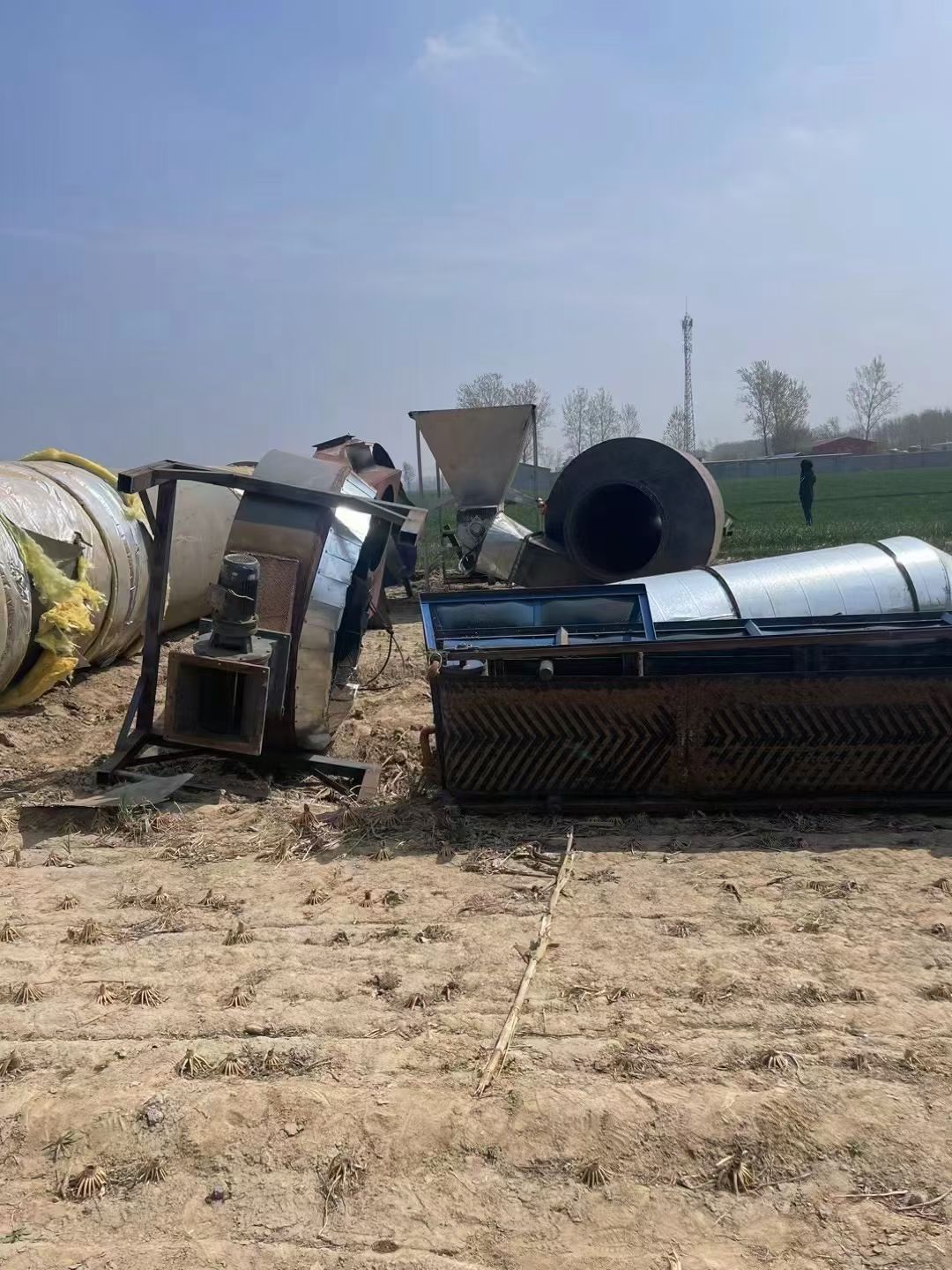 转让二手木屑滚筒烘干机可定做-2