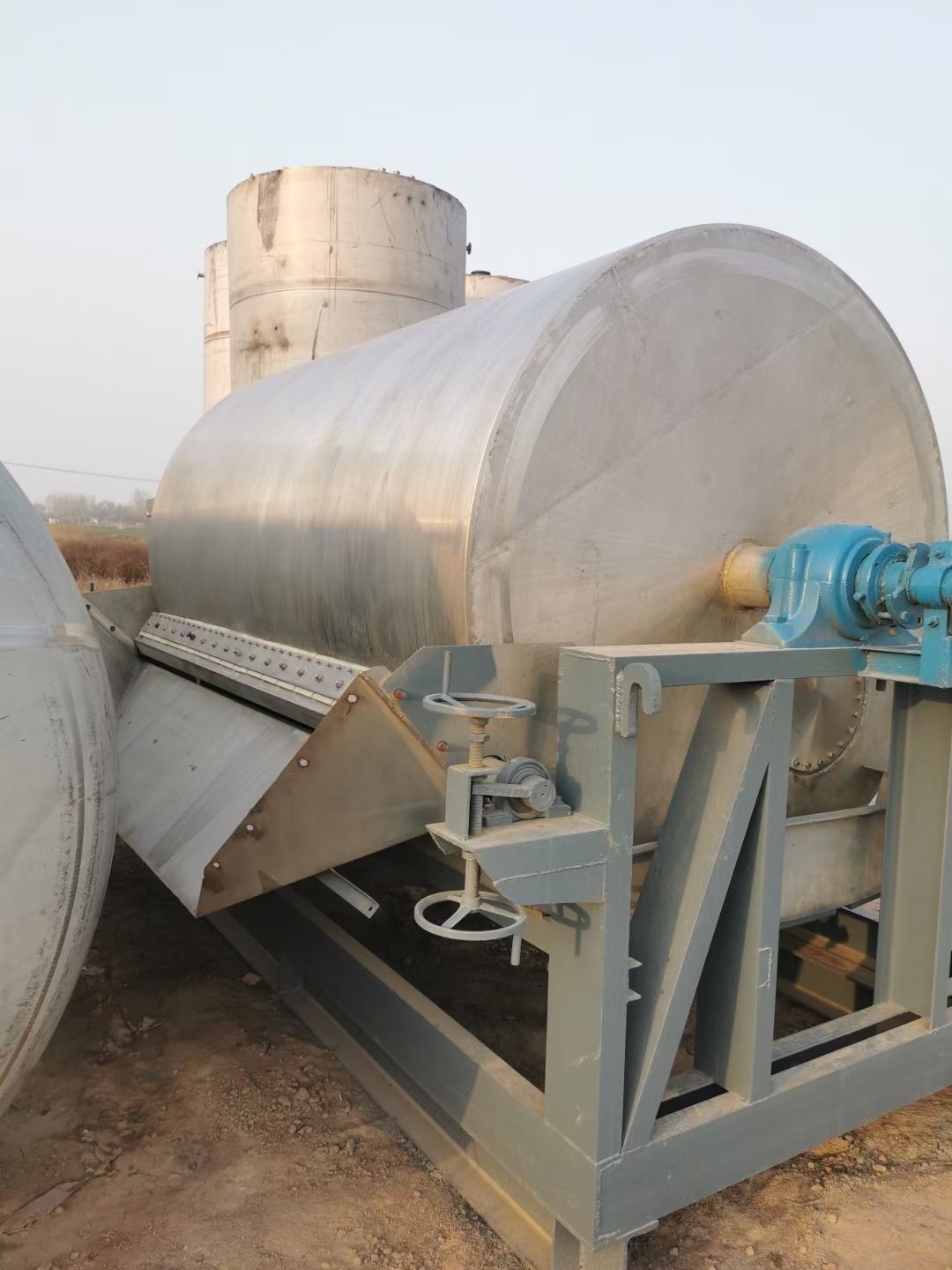 转让二手不锈钢滚筒刮板干燥机-2