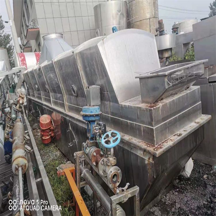 转让二手不锈钢振动流化床干燥机电加热-2