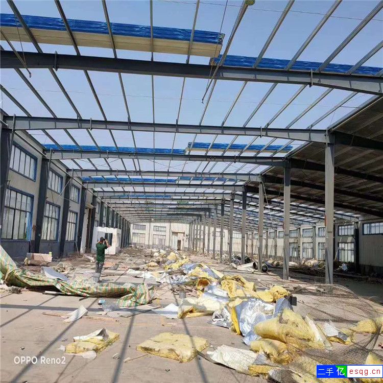 出售旧二手钢结构库* 两层钢构车间 二手*转让-2