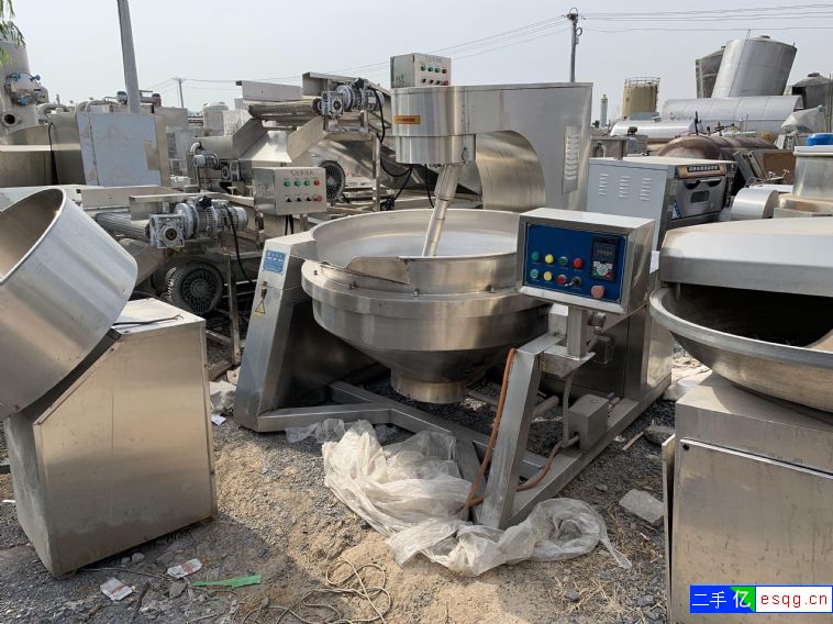 500L二手行星搅拌夹层锅，燃气型 2022-2-1