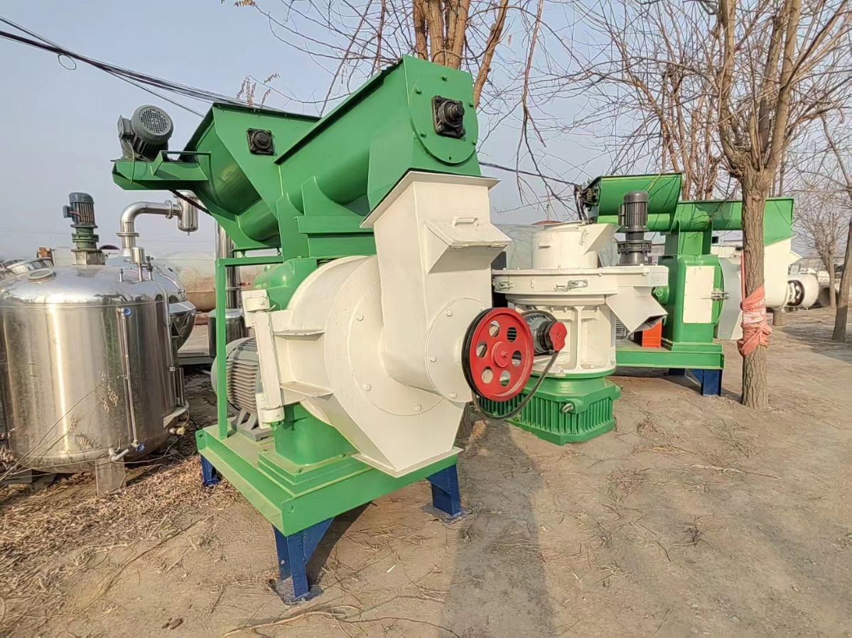 420生物质颗粒机低价出售，二手饲料设备-2