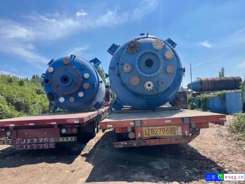 转让全新搪瓷反应釜3台 二手搪瓷反应釜没用-1