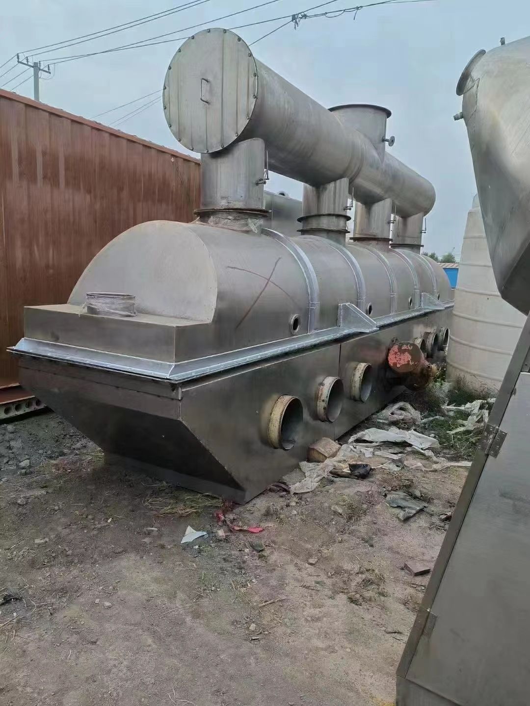 供应二手流化床干燥机 0.6X6米真空流化床干燥机-1