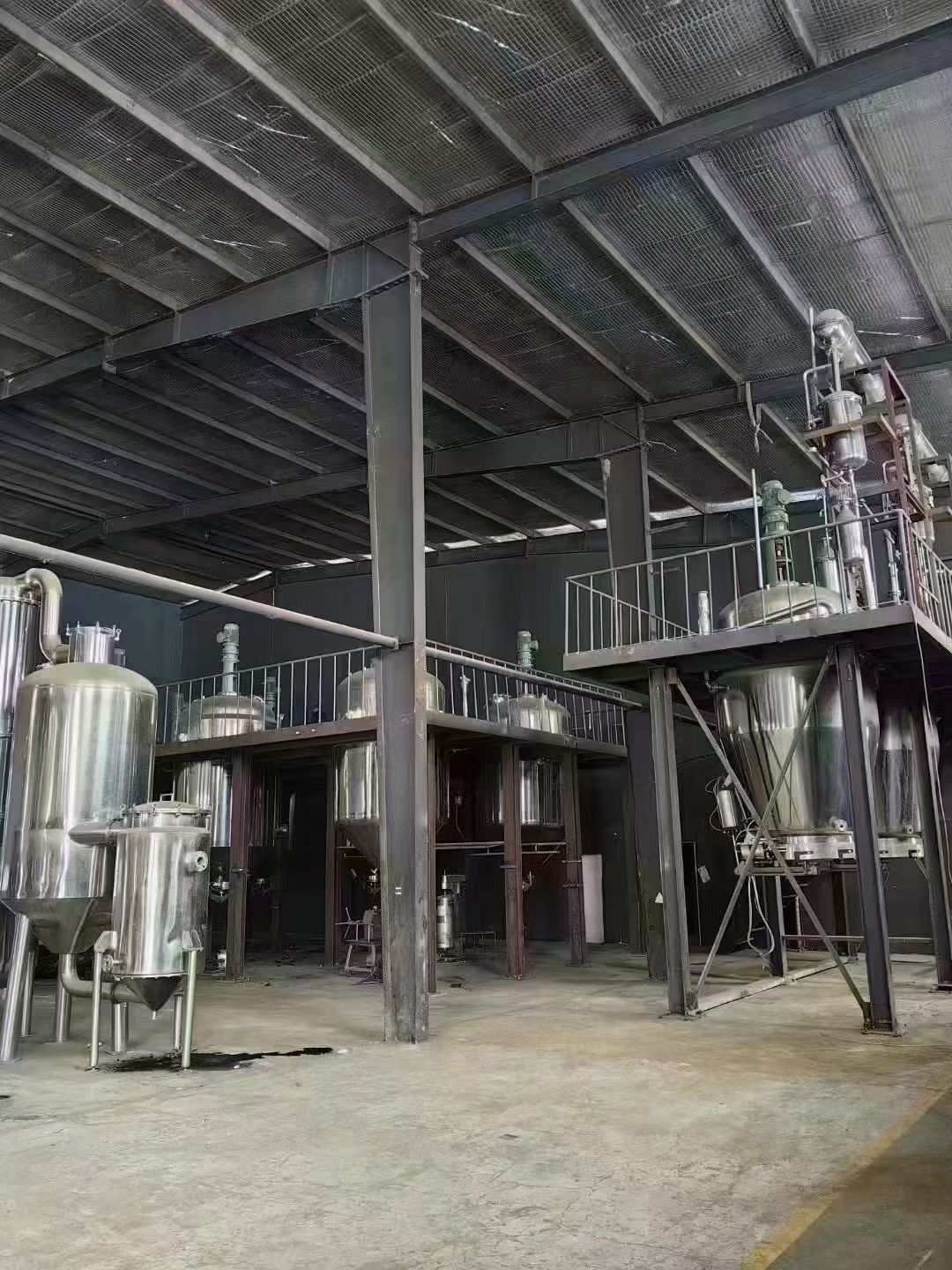 转让二手制药厂设备 提取罐单效蒸发器 全不锈钢反应-2