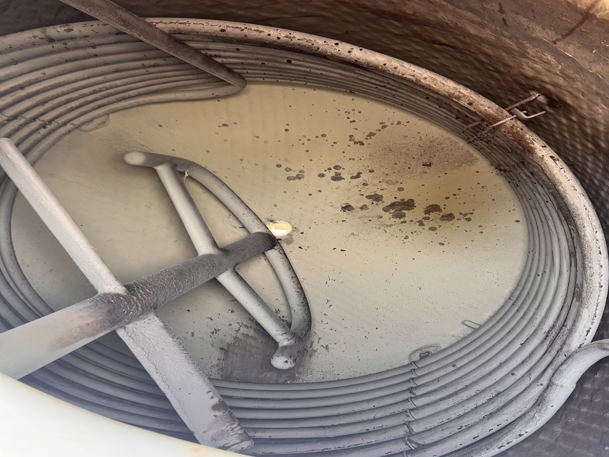 供应二手衬塑搅拌罐 10吨内盘管搅拌罐-2