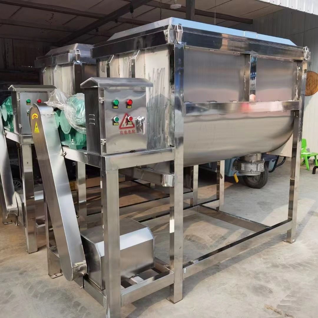 转让一立方二手卧式混合机 食品级不锈钢混合机-1