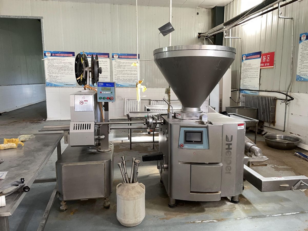 二手汉普真空叶片灌肠机，做香肠的好设备-2