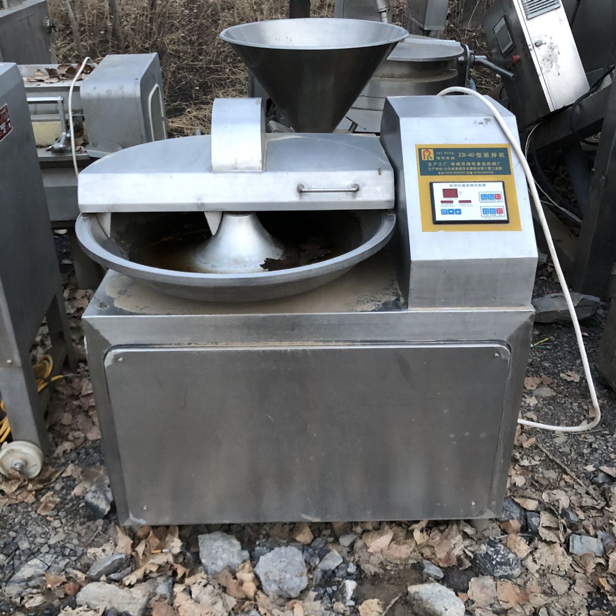转让二手多种型号斩拌机-1