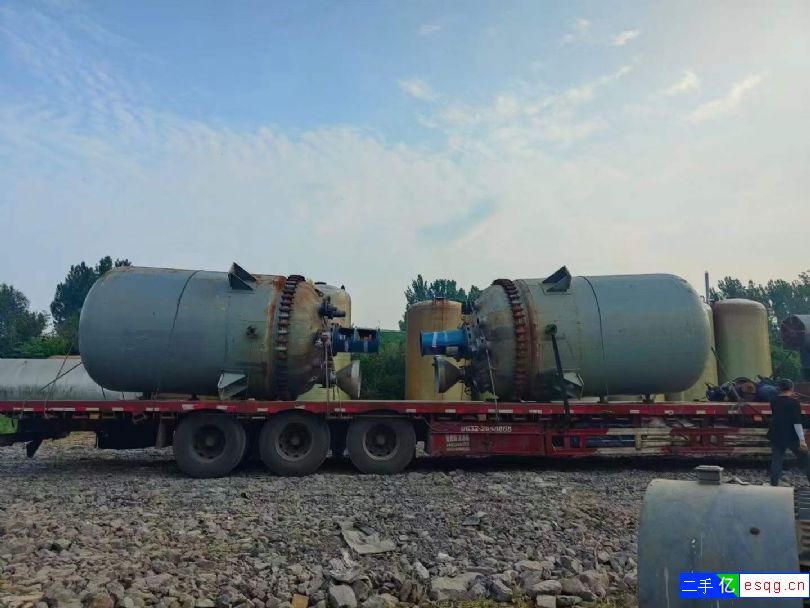 转让二手太极反应釜 1000L-5000L搪瓷反应-2