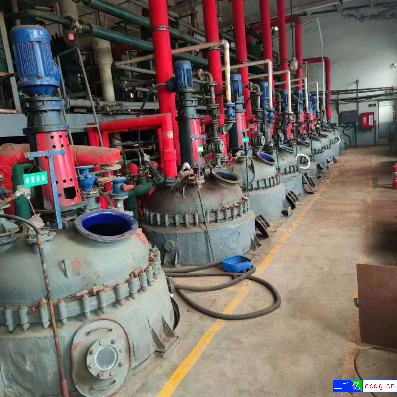 转让二手太极反应釜 1000L-5000L搪瓷反应-3