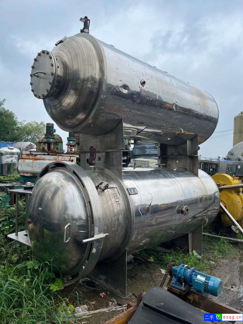 出售二手双层杀菌锅 一台4立方电加热杀菌锅-1