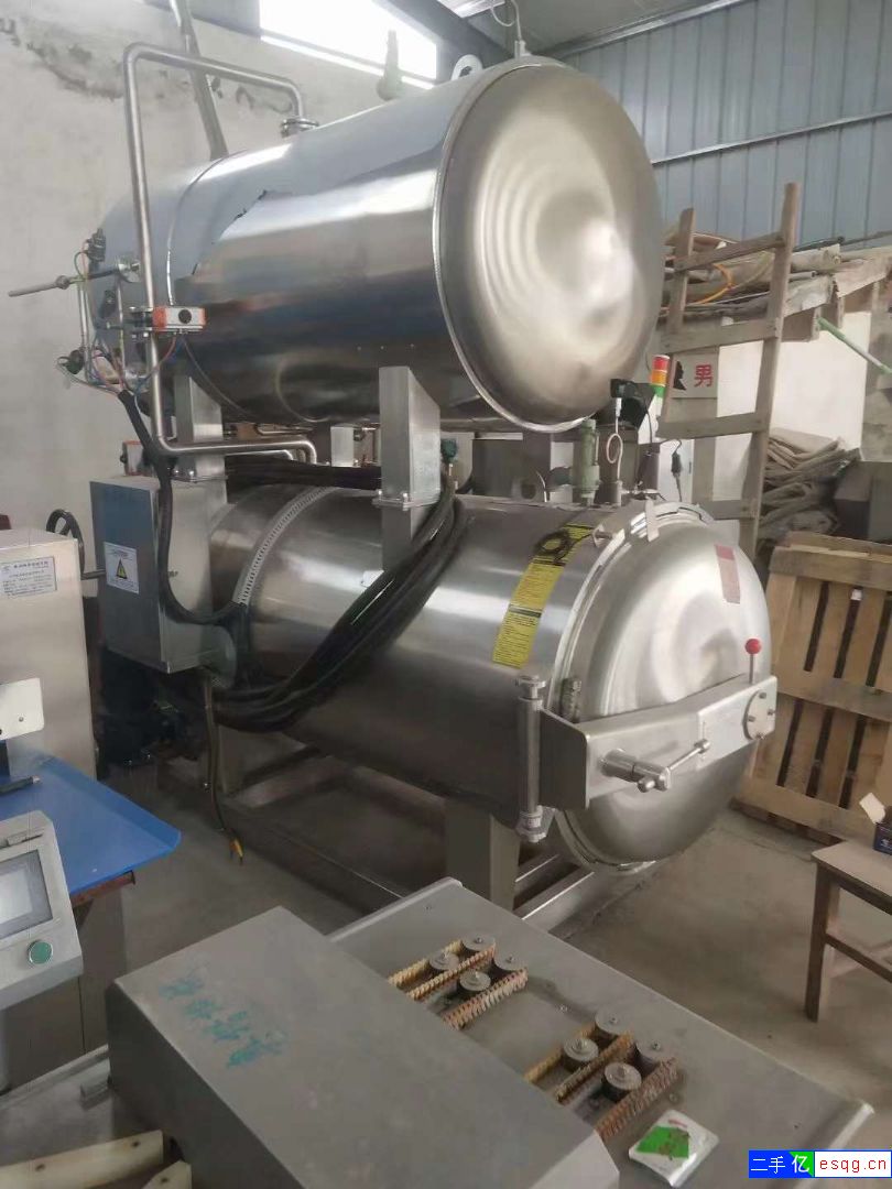 出售二手双层杀菌锅 一台4立方电加热杀菌锅-2