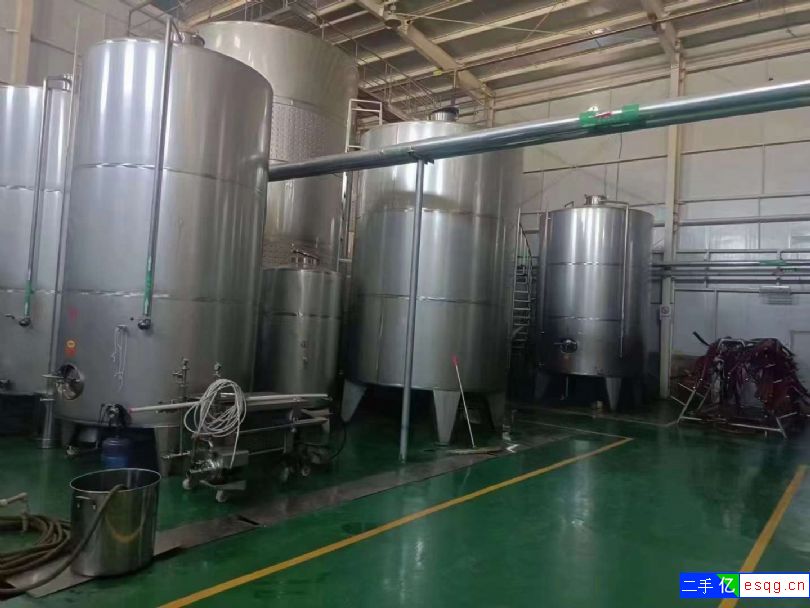 出售二手不锈钢储罐 10立方-80立方立式储酒罐-2