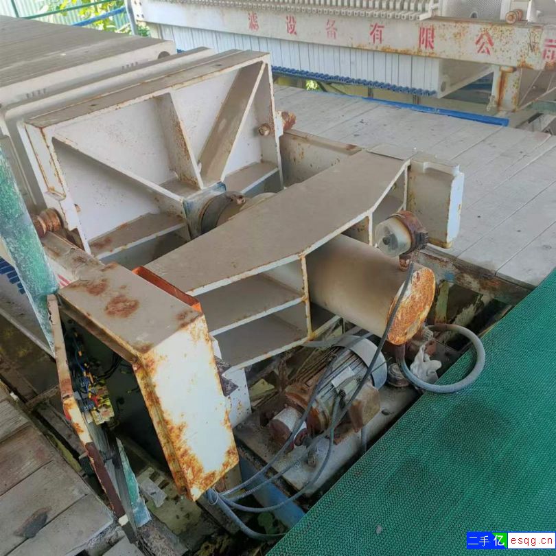 转让二手自动拉板压滤机 6台80平方大张过滤机-2