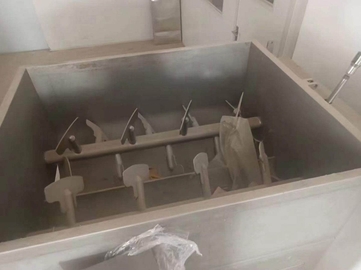转让二手双轴拌馅机 一台650L汉普双轴真空拌馅机-2