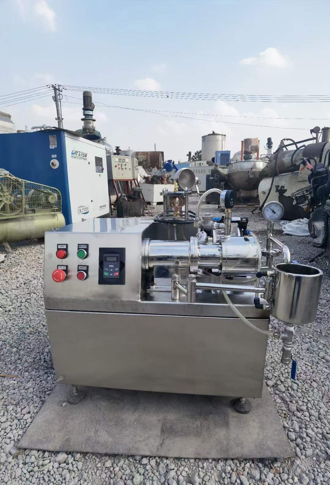 转让二手卧式砂磨机 一台实验型0.5L全陶瓷纳米砂-1