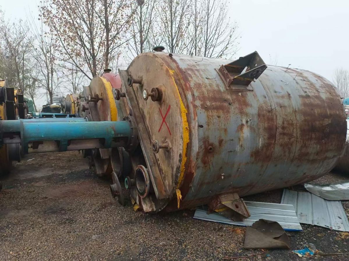 转让二手钛材搅拌罐 10台容积15立方立式钛材搅拌-1