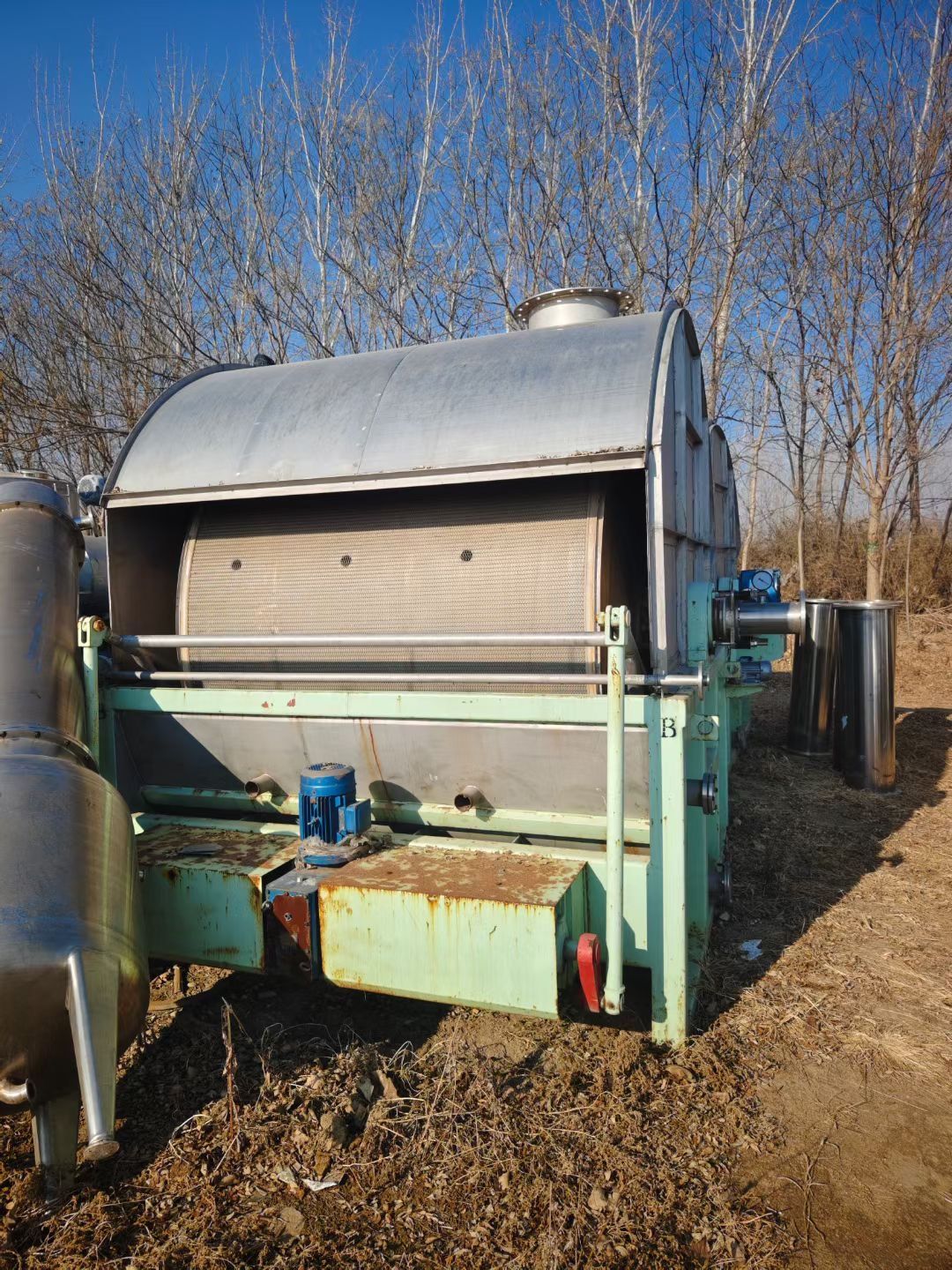 转让二手真空过滤机 一台15平方预涂式真空过滤机-1