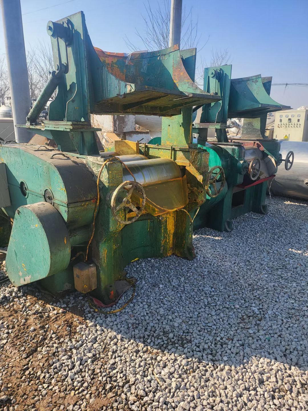 转让二手三棍研磨机 四台405型涂料油墨三棍研磨机-2