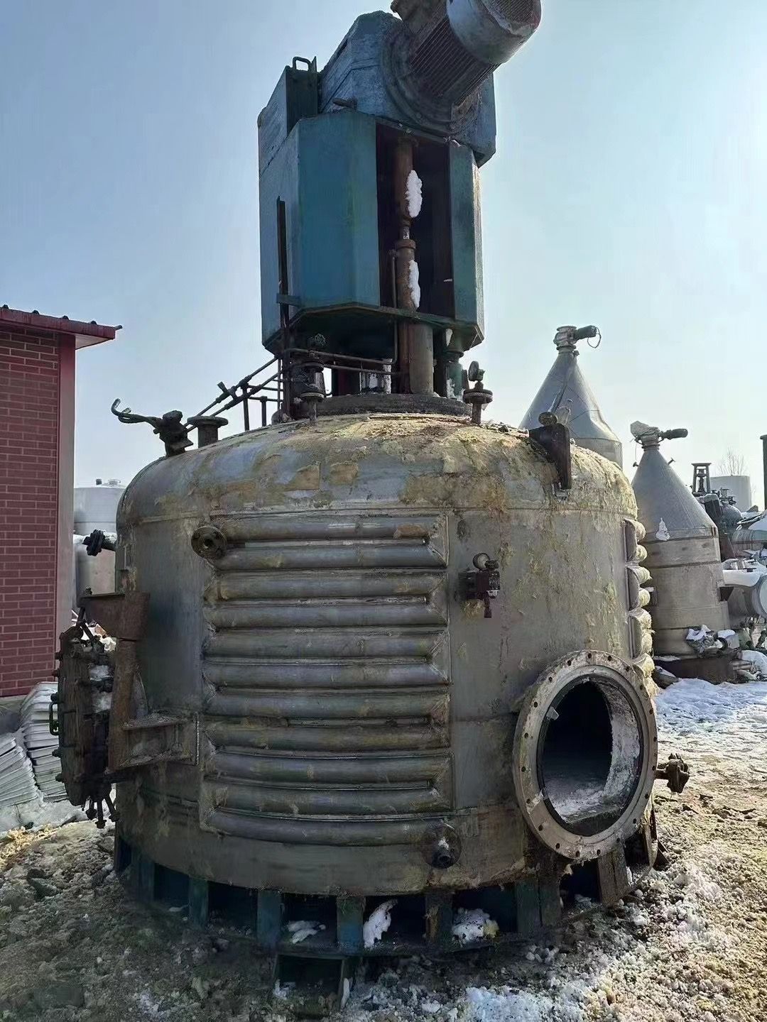 转让二手三合一过滤器 两台容积13立方三合一洗涤过-1