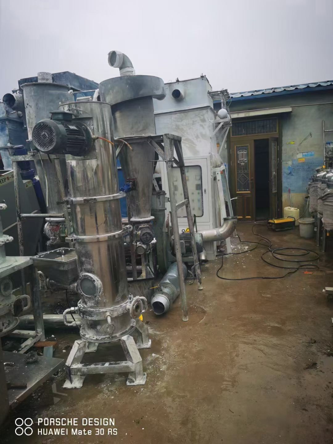 转让二手气流粉碎机 三套400型流化床对撞式气流粉-2