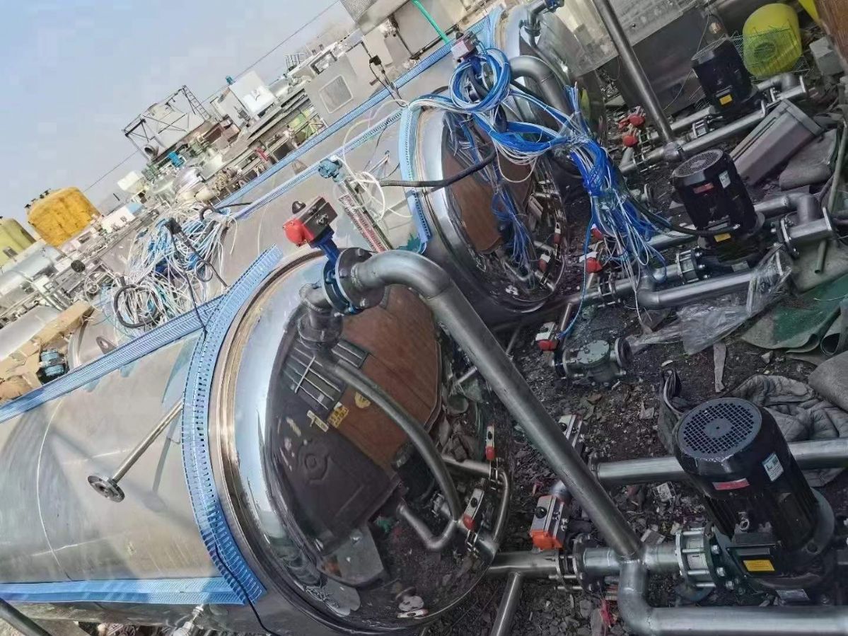 转让二手全自动杀菌锅 一套三锅并联4.47立方全自-2