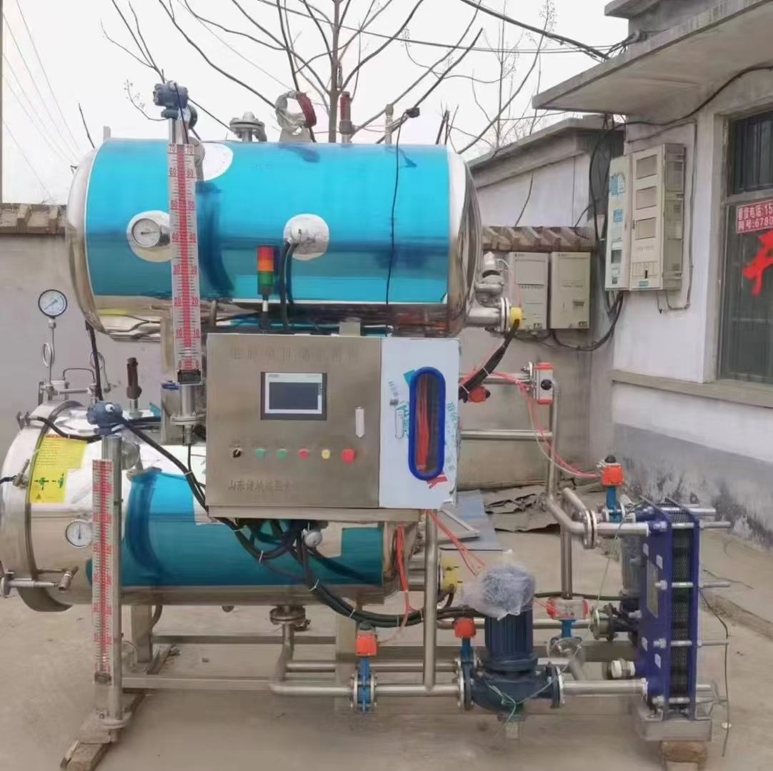 转让二手喷淋杀菌锅 一套0.55立方水浴喷淋双层杀-1