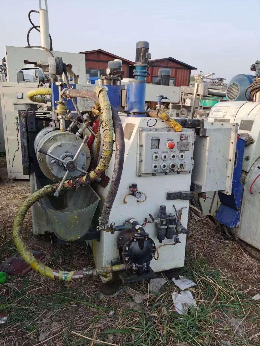 转让二手卧式砂磨机 10台容积30L卧式棒销式砂磨-2