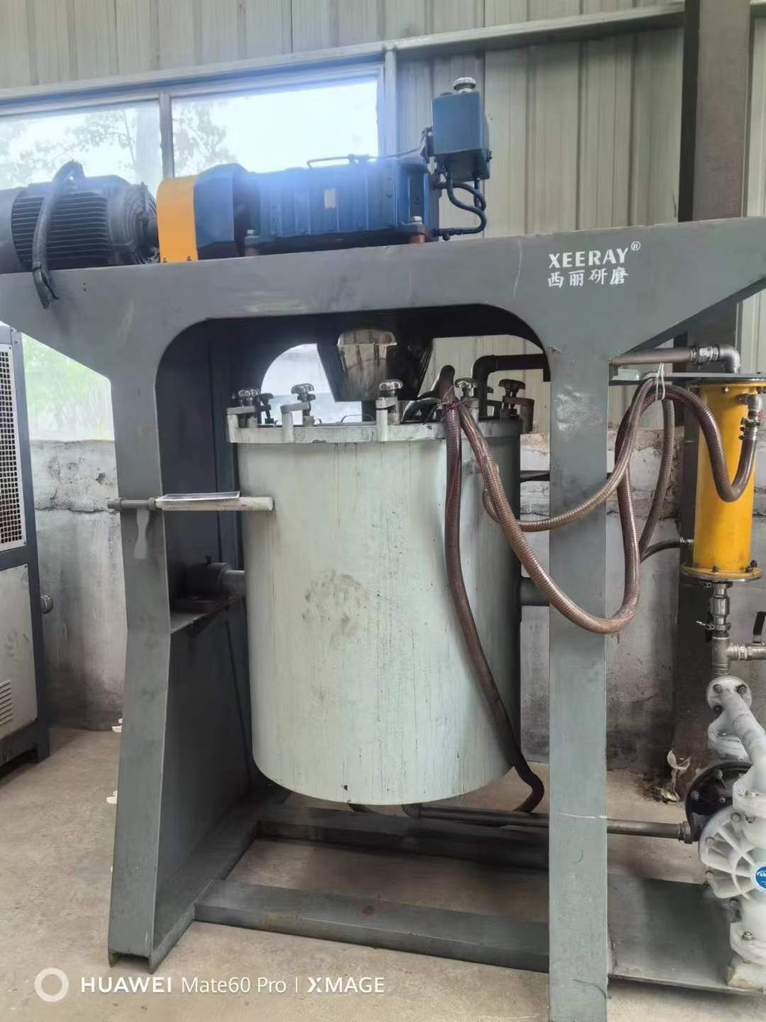 转让二手球磨机 一台容积500L聚源脂材质立式球磨-1