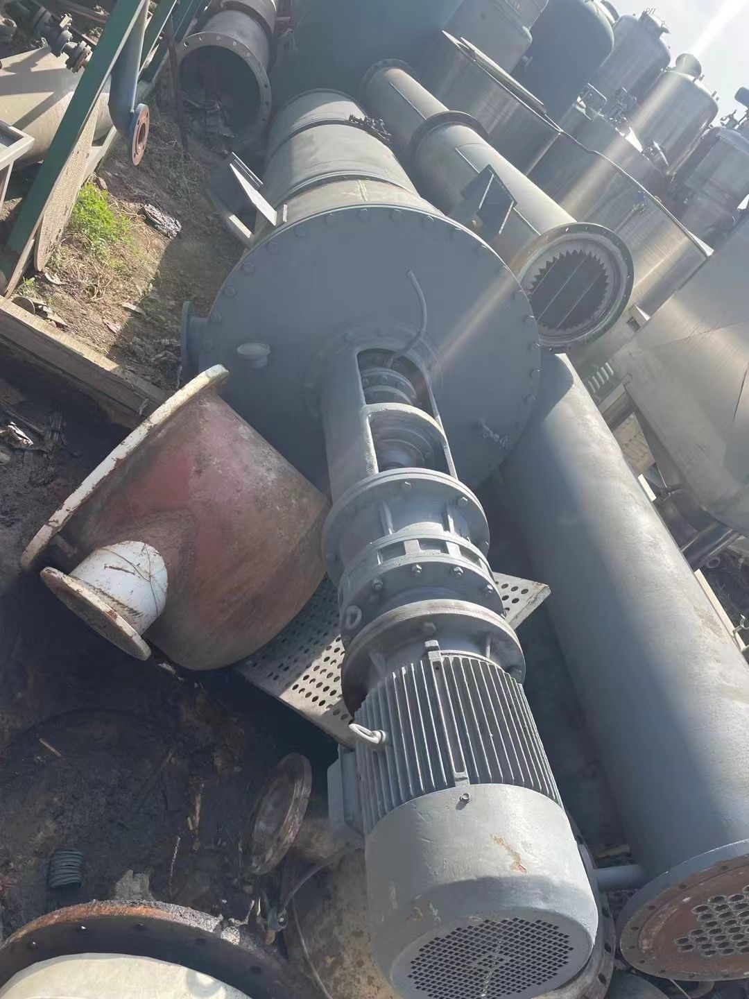 转让二手薄膜蒸发器 一台8平方无锡雪浪产薄膜刮板蒸-1