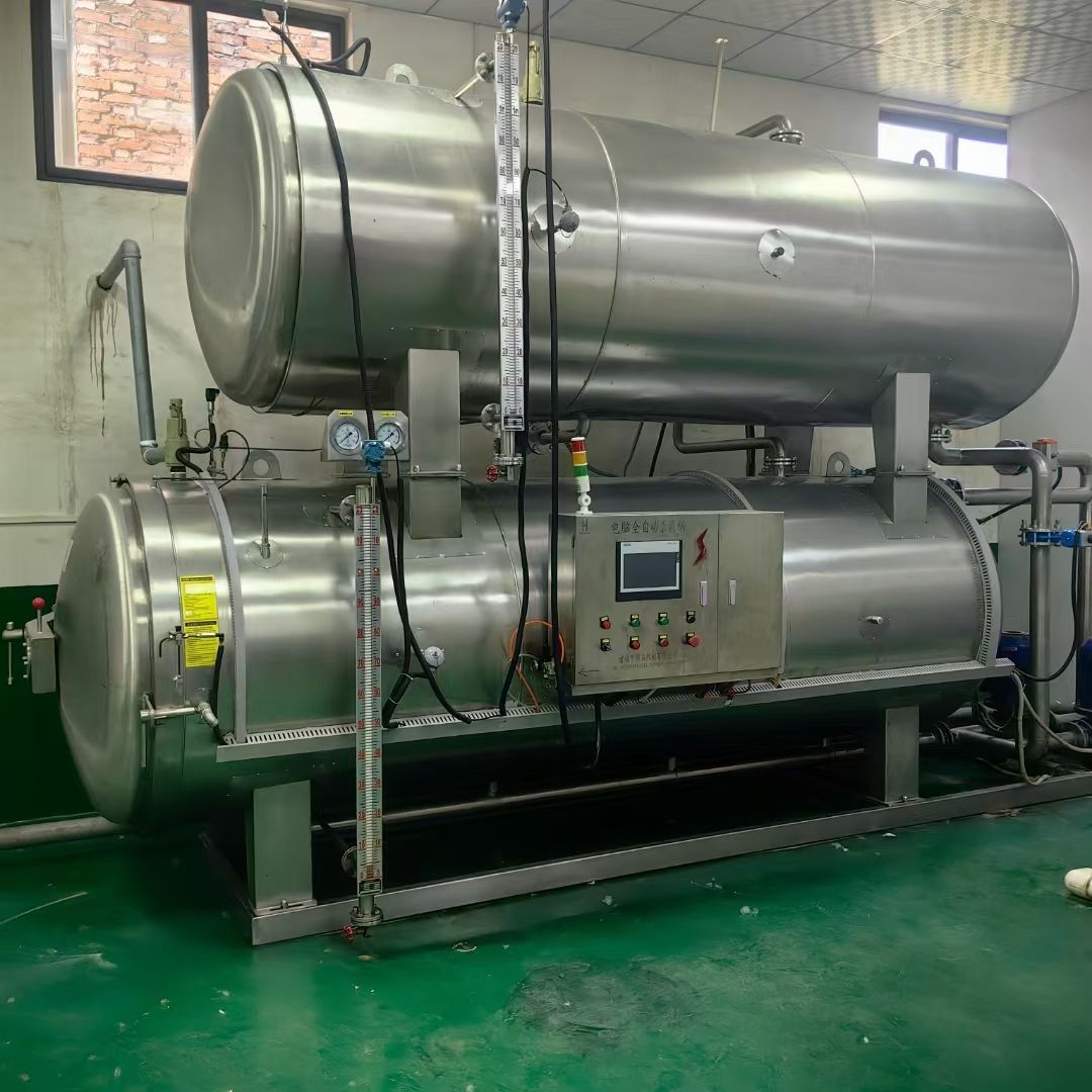 转让二手双层杀菌锅 一台4.5立方电气两用双层杀菌-1