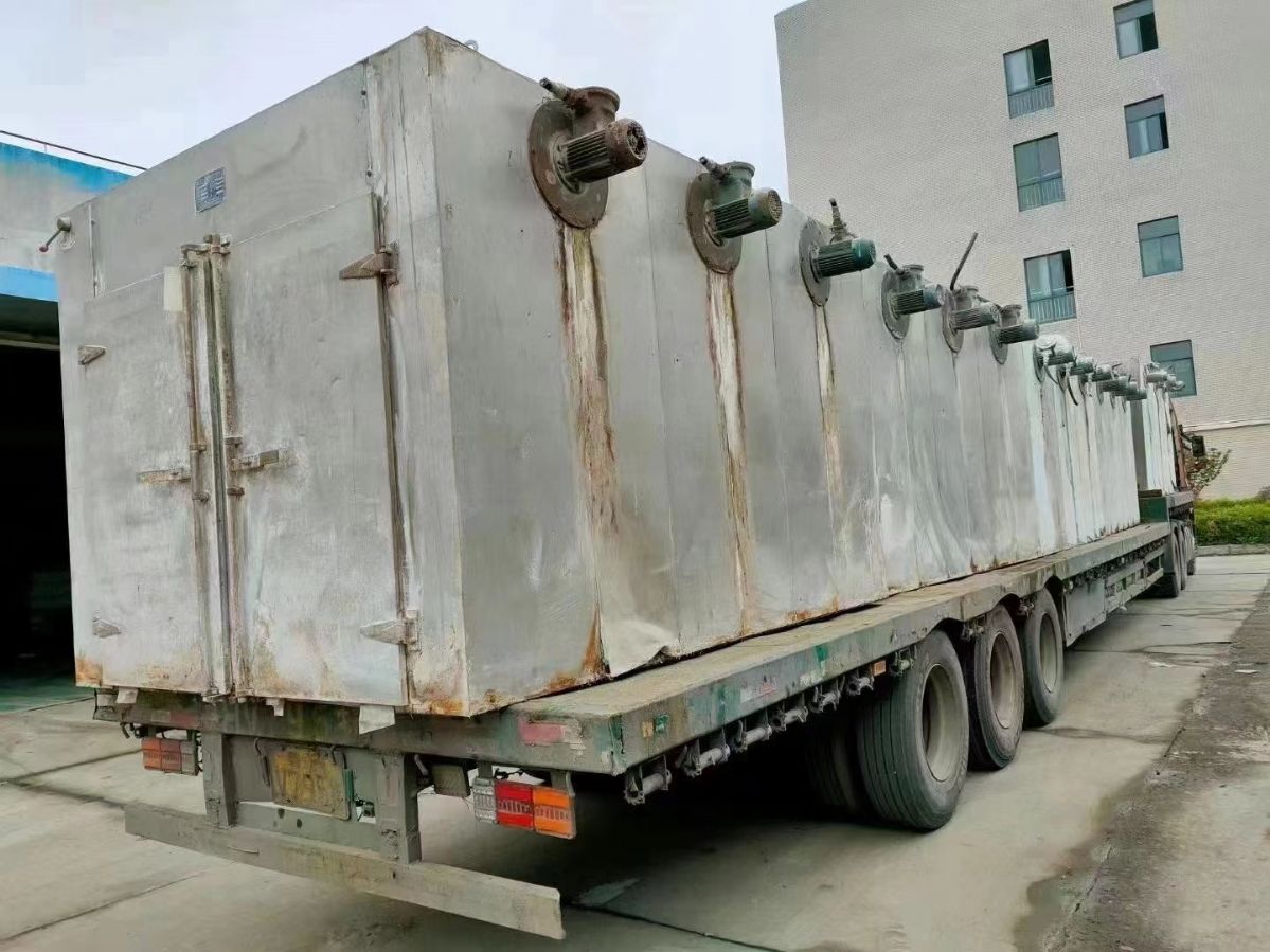 转让二手热风烘箱 四台两门六车蒸汽加热热风循环烘箱-1