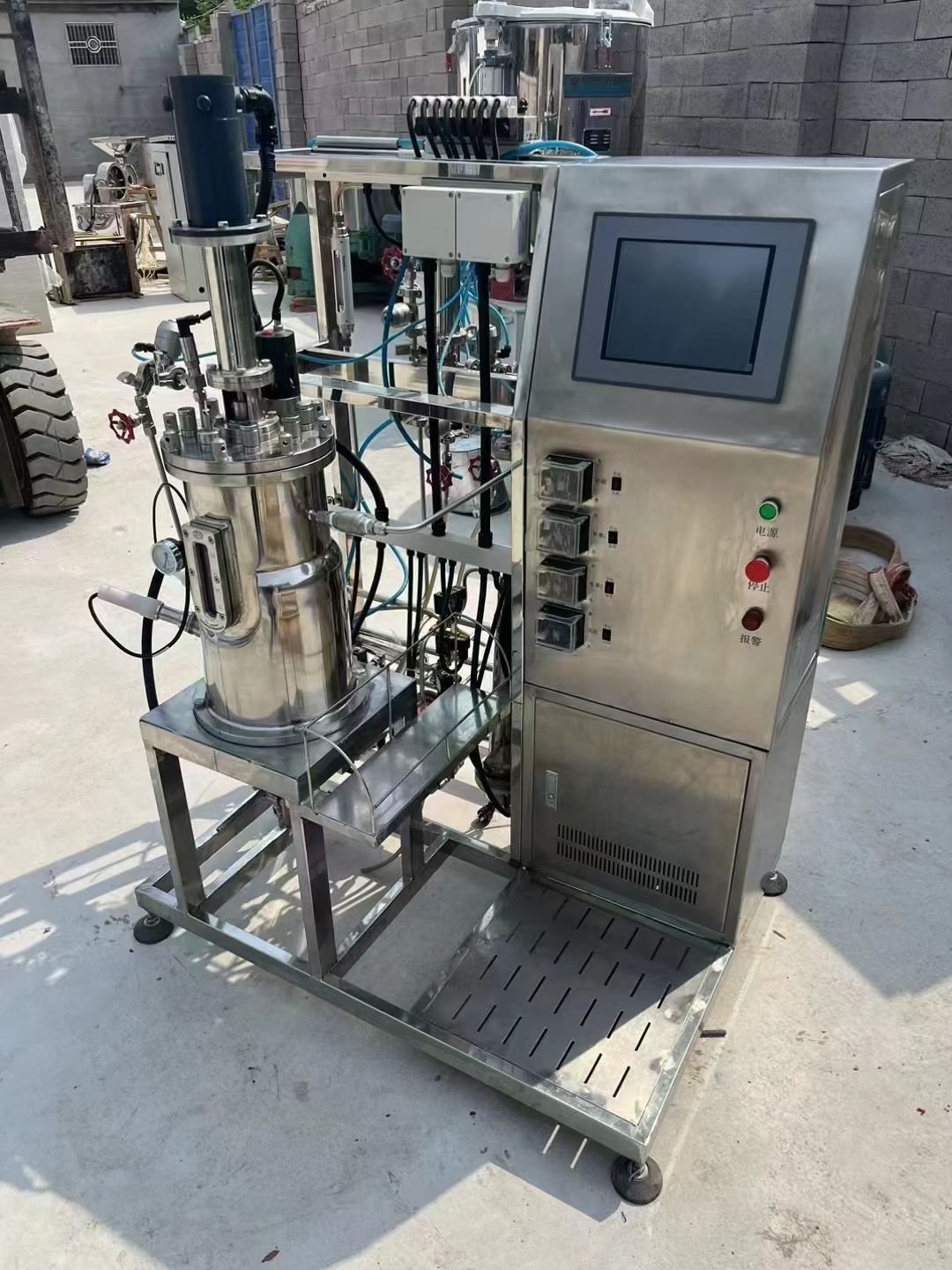 转让二手生物发酵罐 一套容积14Lv材质316L系-1