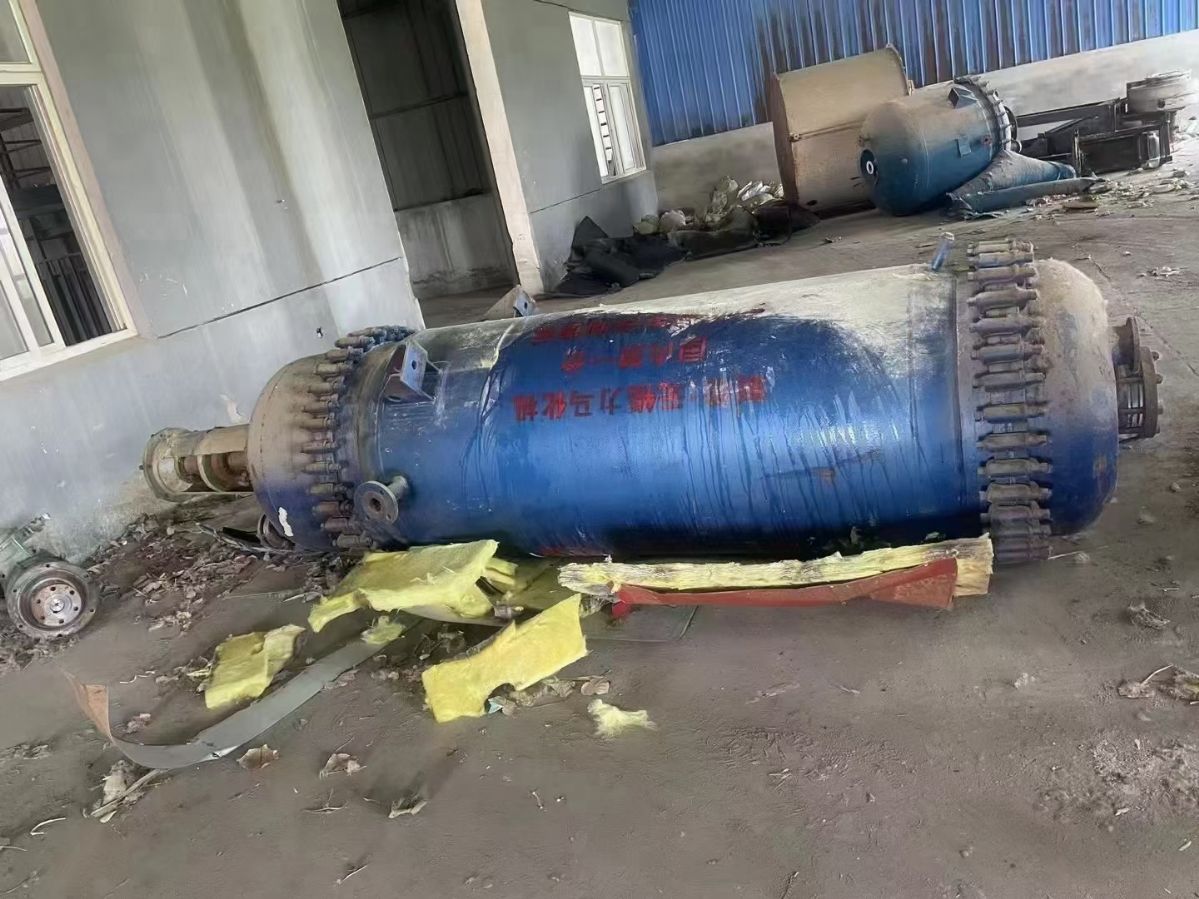 转让二手薄膜蒸发器 两台5平方无锡马力产搪瓷薄膜蒸-1