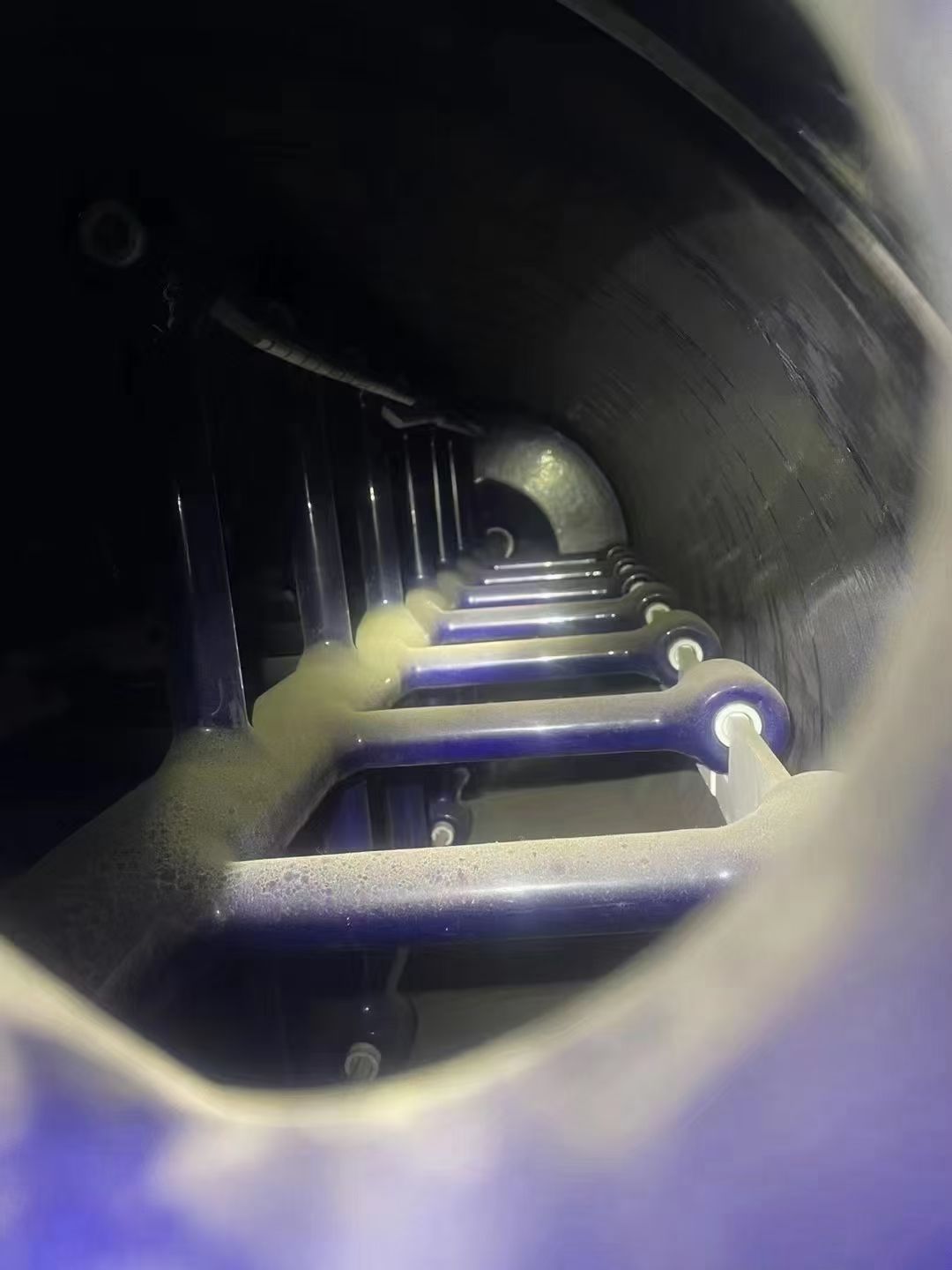 转让二手薄膜蒸发器 两台5平方无锡马力产搪瓷薄膜蒸-2