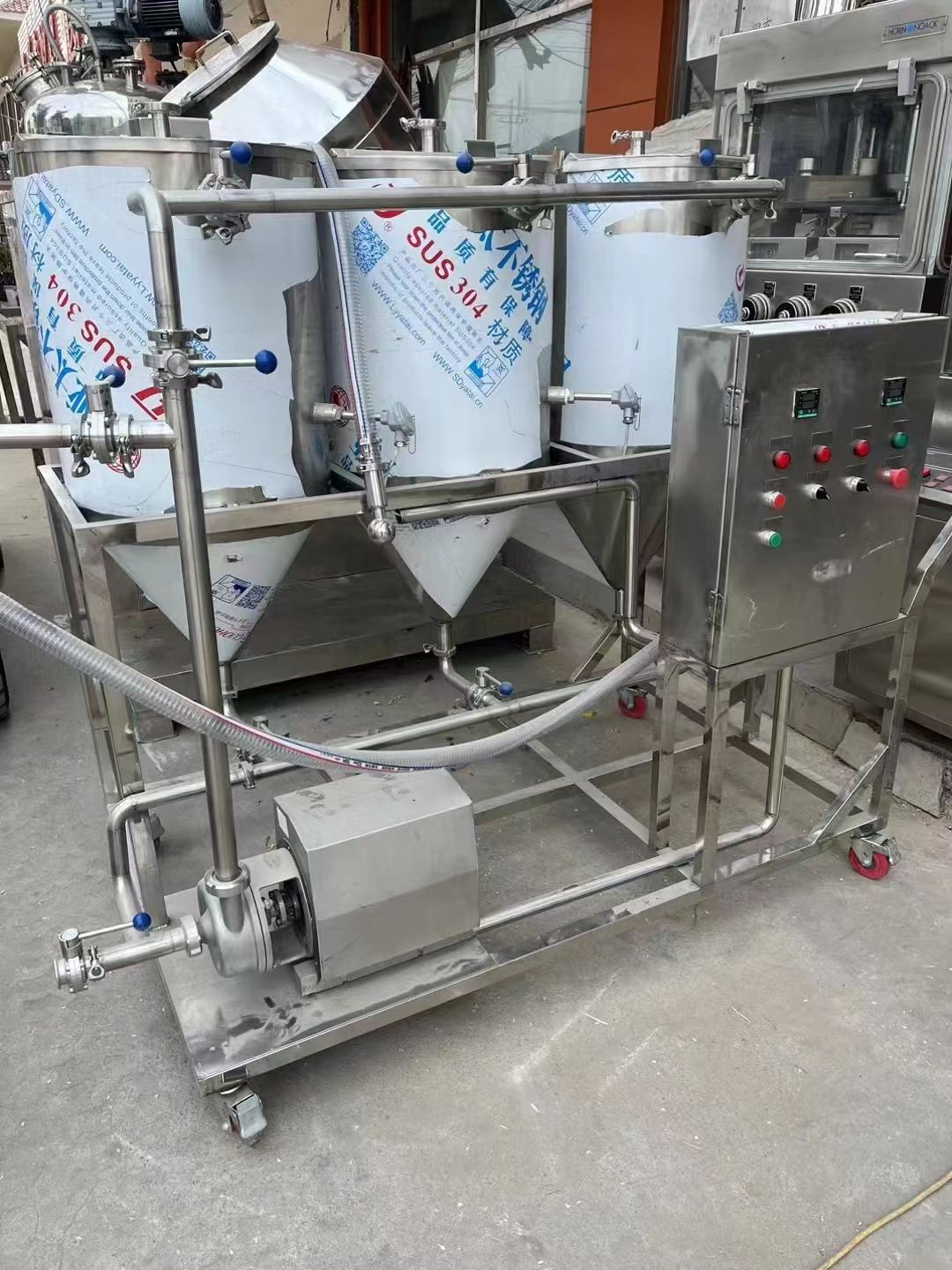 转让二手清洗机 一套容积100L全不锈钢ClP清洗-1