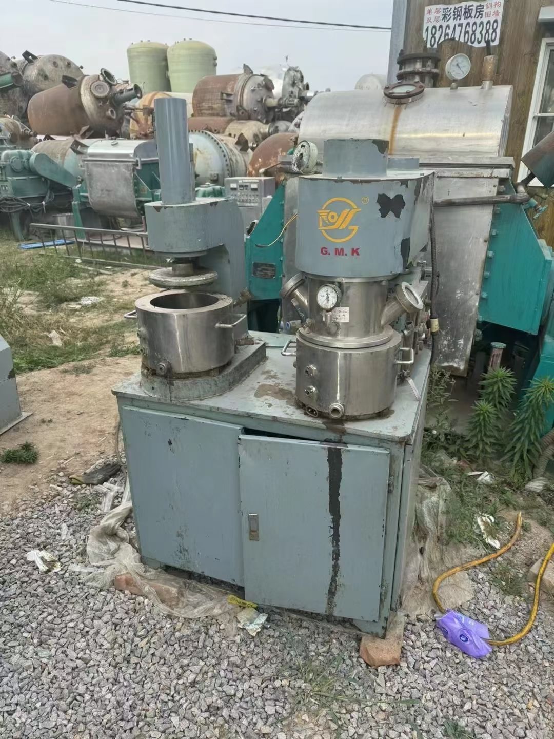 转让二手行星搅拌机 一台实验型容积5L金银河产带压-1