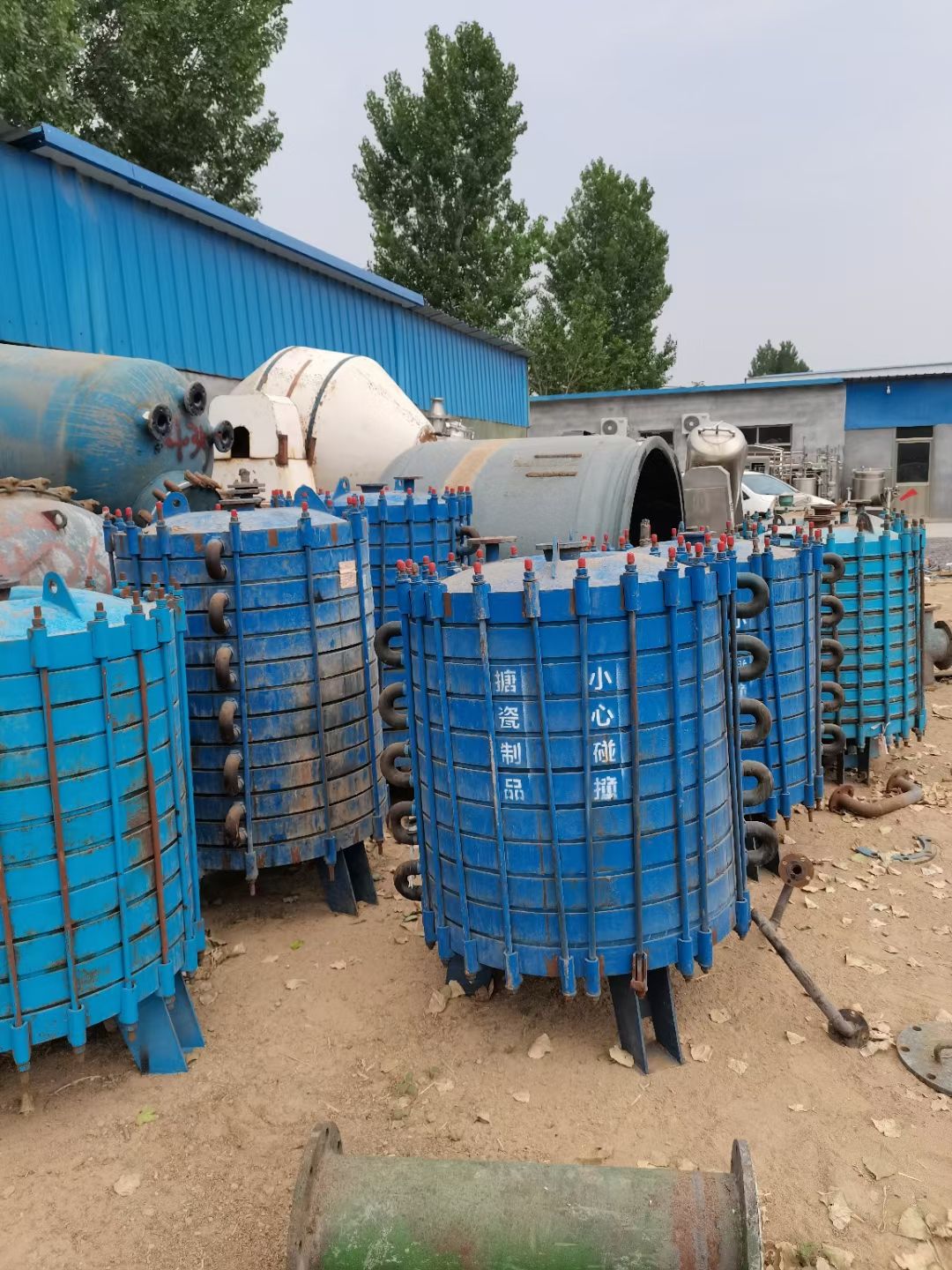 转让二手搪瓷冷凝器 10平方-12平方 支持打开验-1